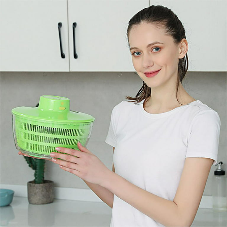 Tohuu Large Salad Spinner Lettuce Vegetable Dryer Electric Lettuce