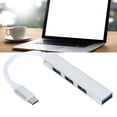 thumbnail image 3 of Expansor de Puerto USB, Adaptador Multiport USB C HUB 4 PUERTOS TUPO-C A USB USB HUB 3.0 2.0/3.0 ENCHUME Y JUEGO HUB PARA LA CompuTADORA PORTÁL, 3 of 7