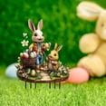 thumbnail image 5 of Garden Stake Easter Decoration Easter Garden Rabbits Decoration Easter Decoration Outdoor Vintage for Outdoor Spring Easter Bunny Outdoor Garden Signs Easter, 5 of 5
