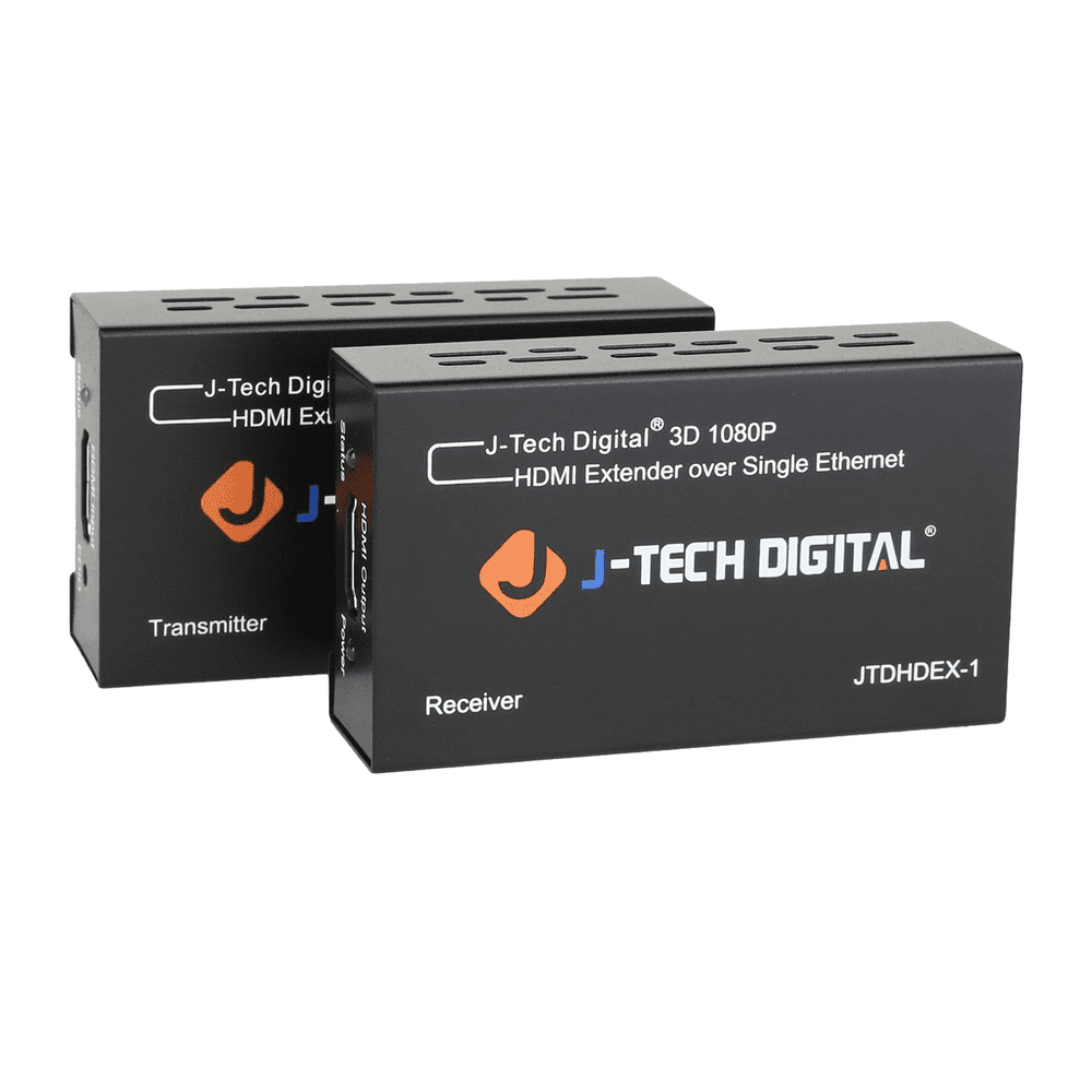 JTech Digital HDMI Extender By Single Cat 5E/6/7 Full Hd 1080P With