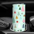 thumbnail image 6 of Merry Christmas Holiday Skinny Tumbler with Lid and Straw, Christmas Tree Coffee Mug 20 oz Snowman Christmas Tree Santa Cup,Christmas Gifts for Women, 6 of 6