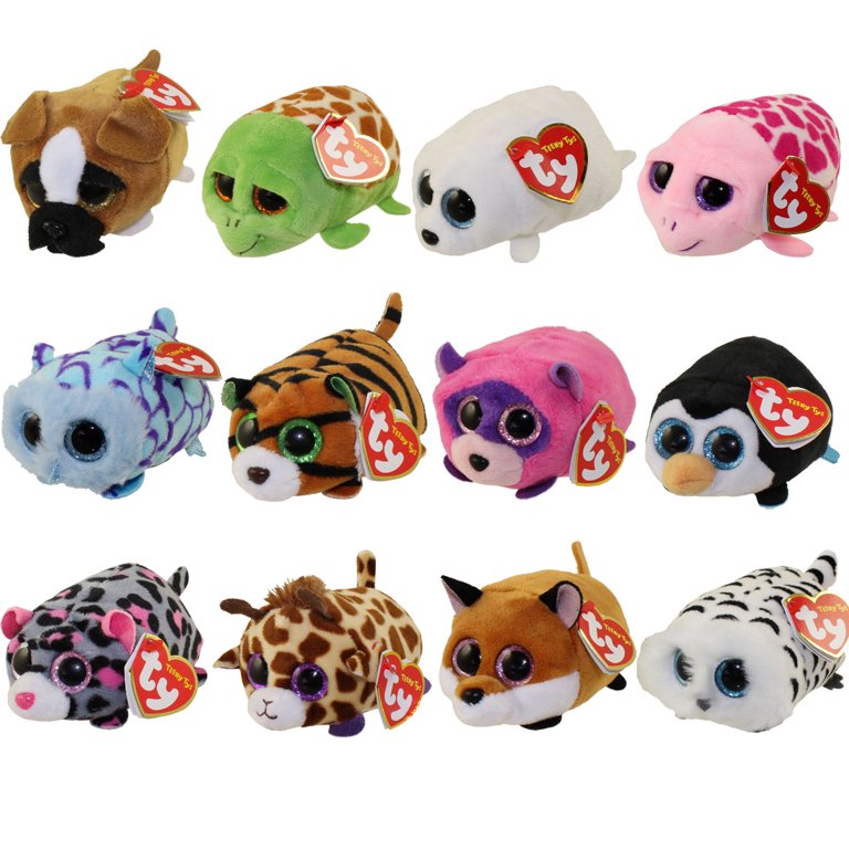 TY Beanie Boos - Teeny Tys Stackable Plush - SET OF 12 (4 inch) 