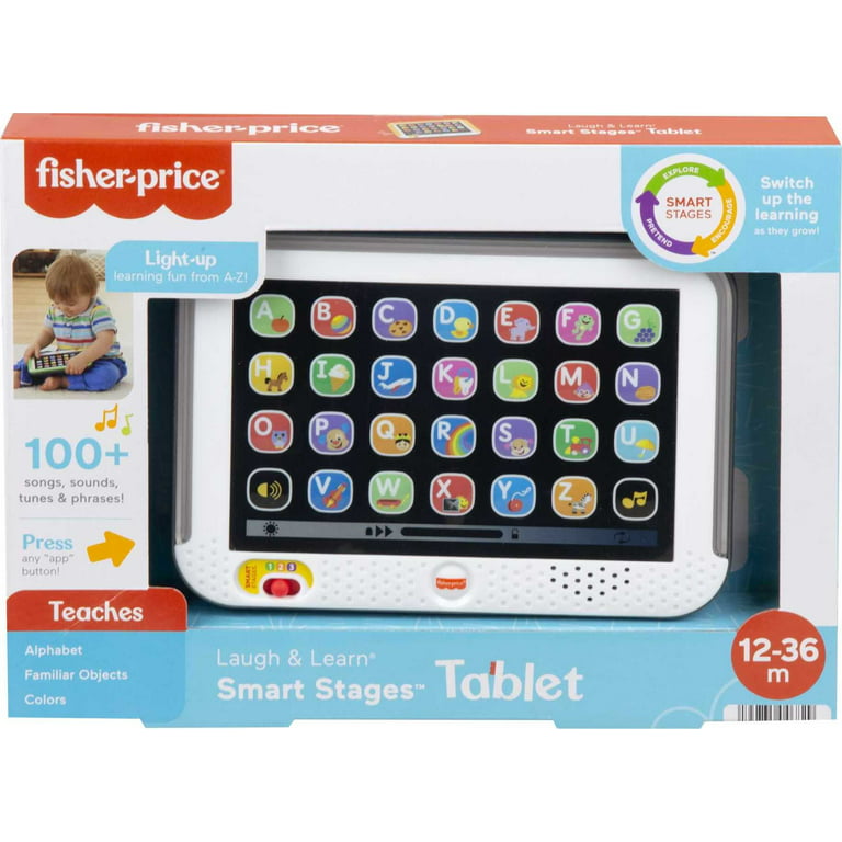 Fisher Price Laugh & Learn® Smart Stages Tablet (Grey) / Linkimals  Interactive Learning Toy (Whale) - Grey
