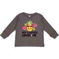 thumbnail image 3 of Inktastic My Cousin Loves Me Pineapple Girls Long Sleeve Toddler T-Shirt, 3 of 5