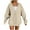 Beige, variant on Women's Zip Up Hoodie Oversized Sweatshirt Fleece Jackets Fall Winter Coats 2025 Fashion Women's Hoodie (Orange,XL)