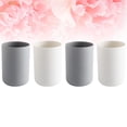 thumbnail image 3 of MasteelfCA 4PCS 300ML Tooth Mugs Toothbrush Toothpaste Cups Holder Bathroom Countertop Cups (Grey and White for Each 2pcs), 3 of 7