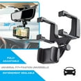 thumbnail image 2 of Elink - Universal Car Rearview Mirror Phone Holder, Black, 2 of 3