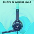 thumbnail image 4 of Hwkond Corded Headphones, High Definition Noise Cancelling Stereo Surround Lightweight Earbuds With Headphones And Wired Headphones, 4 of 6