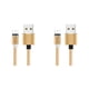 thumbnail image 1 of Bearachild Cable Micro USB tipo C para para Android 1M de carga rápida Cable USB Cable de teléfono móvil oro 2piezas, 1 of 5