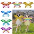thumbnail image 4 of 2pcs Creative Gift Birthday Wedding Theme Colorful Foil Balloons Kids Toy Back Hanging Butterfly Wing Children's Balloons Aluminum Foil Balloon Party Supplies STYLE5, 4 of 8