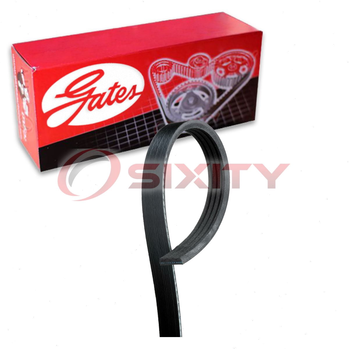 Gates K040373SF Serpentine Belt Fits select: 2010-2015 CHEVROLET CAMARO