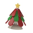 thumbnail image 4 of 5x Almohadilla de aislamiento térmico plegable Almohadilla térmica aislada Forma de de Navidad Posavasos de protección de mesa antideslizante rojo, 4 of 8