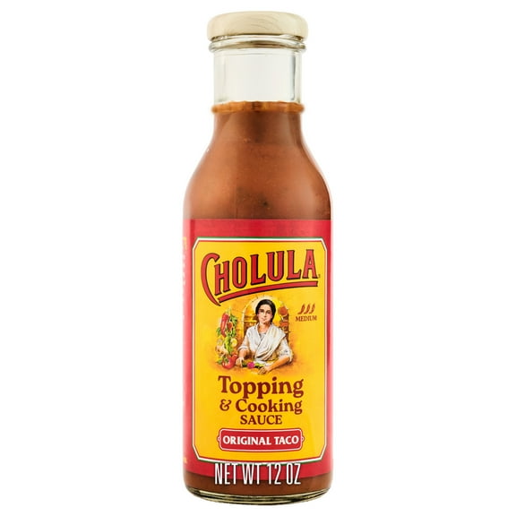 Cholula Taco Topping & Cooking Sauce, 12.0 fl oz Bottle