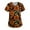 23#Gold, variant on Halloween Scrubs for Women Nurse Vet Pediatric with Designs Plus Size Nursing Uniforms Cute Demon Cat Scrub Tops