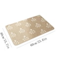 thumbnail image 7 of Floral Outdoor Area Rug, Vintage Beige Boho Farmhouse Throw Rug, Soft Non-Slip Accent Rug for Entrance, Porch, Kitchen, Bathroom & Bedroom (15.7"x23.6"), 7 of 7