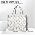 thumbnail image 3 of Large Capacity Tote Bag,Princess Unicorn Star Pattern Handbag Fashion Luxury Tote Bag,15.7"x13"x 5.1" Inches,Laptop Compatible, 3 of 6