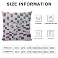 thumbnail image 5 of SHANXI Throw Pillow Covers Home Decor Geometric Checkered Pillow Cases Decorative 12x12in, 5 of 5