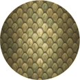 thumbnail image 1 of Ahgly Company Tapis Rond Lavable en Machine Intérieur Caramel Brun, 8 Pieds Rond, 1 of 7