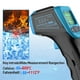 thumbnail image 1 of Termómetro infrarrojo digital Medidor de temperatura láser Pirómetro (Azul), 1 of 7