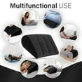 thumbnail image 3 of Gieenan Therapeutic Inflatable Bed Wedge Pillow For Leg Elevators Back Support Soft PVC Flockeds Surfaces Portability Home Use, 3 of 7