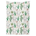 thumbnail image 3 of Ambesonne Desert Tablecloth Rectangular Table Cover, Llama Animal Pattern Cacti, 60"x84", Multicolor, 3 of 4