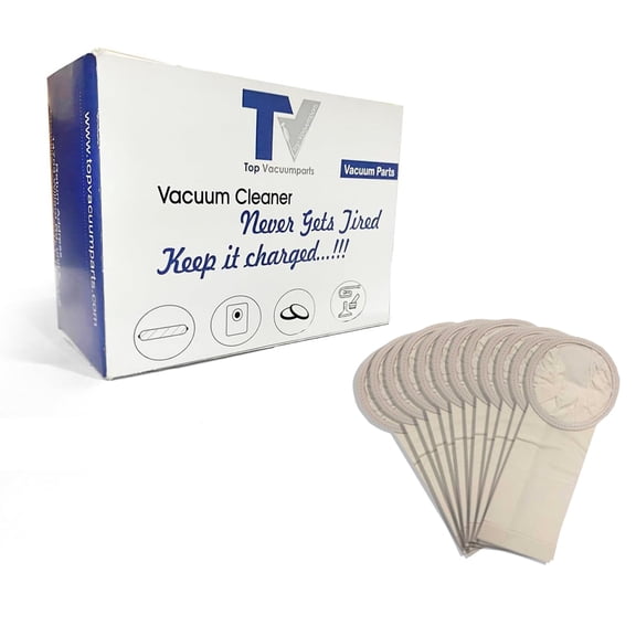 12 Pack PVR-1405 Micro Filter Bags Compatible For ProTeam 6 Quart Backpack Vacuum: Super QuarterVac, QuietPro BP, AviationVac, ProVac, Replace Part #100431