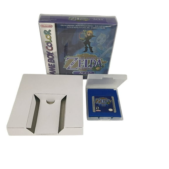 Nintendo GameBoy Color Game Box Only Inserts Protector Zelda Oracle of Ages