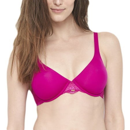 BeMe NYC Women s Rough & Tumble Unlined Lace Demi Bra 38B Azalea