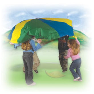 Pacific Play Tents 85-944 Kids 30-Foot Parachute with No Handles and Carry Bag for Group or Preschool Fun