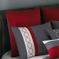 thumbnail image 3 of Riverbrook Home 81048 Cypress King Size Bed Comforter Set, Red - 8 Piece, 3 of 5