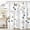 Colorful 02, variant on Watercolor Flower Fabric Rustic Wildflower Shower Curtain, Exquisite Elegant Floral Shower Curtain Set for Bathroom, Waterproof Cloth Fabric with Hooks Wildflower Bathroom Shower Curtain, 36*72in