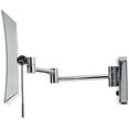 thumbnail image 5 of Jerdon Rectangular Wall Mount Makeup Mirror with 5X Magnification- Direct Wire Makeup Mirror with LED Lights - Chrome Finish - Model JRT710CLD, 5 of 8