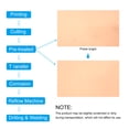 thumbnail image 4 of Unique Bargains Copper PCB Board, 20Pcs Single Sided Copper Clad Circuit Board Laminate Blank PCB Copper Pads 7x10cm, 1.6MM, 4 of 6