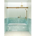 thumbnail image 2 of Glass Warehouse B-2DSL60-60-BB Polaris 60" High X 60" Wide Bypass Frameless Tub Door -, 2 of 7