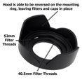 thumbnail image 7 of Fotodiox RvrsHood-405-52-Cap 16-50 mm Reversible Lens Hood Kit for Sony E PZ F3.5-5.6 OSS E-Mount, 7 of 7