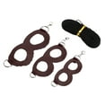 thumbnail image 3 of Arnés para hámster con correa de cuero artificial para mascotas pequeñas, ideal para hámsters, planeadores de miel, ratas y café., 3 of 14