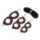 thumbnail image 1 of Cuerda De Correa Para Hámster, Cómoda, Duradera, Fácil De Usar, Arnés De Hámster, Cuero Artificial Para Planeadores De Miel ANGGREK Café, 1 of 8