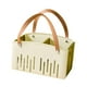 thumbnail image 2 of Canasta de almacenamiento portátil, cesta de ducha con mango, bolso de ducha multipropósito, contenedor de organizador de tocador para el dormitorio Verde, 2 of 8