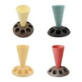thumbnail image 4 of Piping Bag Stand, Pastry Bag Stand Icing Bag Holder Pastry Bag Holder with 8 Icing Tips Slots Flower Mouth Stand Holder Plastic Storage Organizer for Kitchen, 4 of 6