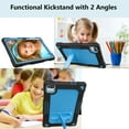 thumbnail image 3 of FIEWESEY Shockproof Kids Case For Moderness MB1001/CZZ /Okaysea / HAPPYBE/ANYLAKE/Freeski/OLEXEX/ Bestski/Velorim/ZZB/Blackview Tab 7/‎WeTap Y10 10.1 inch Tablet + Screen Protector(Black/Blue,2 Pcs), 3 of 6