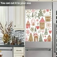 thumbnail image 3 of Yayeee Magnetic Dishwasher Cover for The Front Decoration Home Kitchen Machine Sticker Protector, Brown Nordic Christmas House, 3 of 6