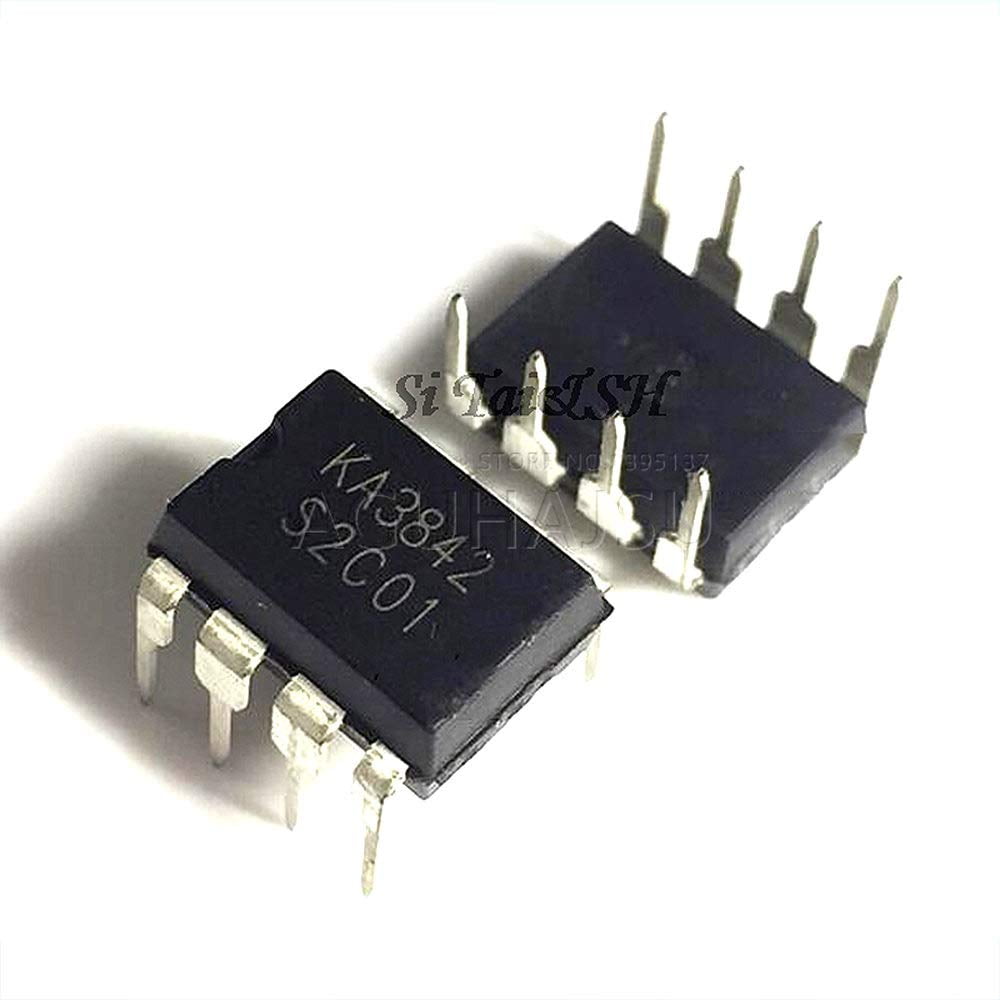 10Pcs UC3842B UC3842BN UC3842AN uc3842 DIP-8 Power Management IC PWM ...