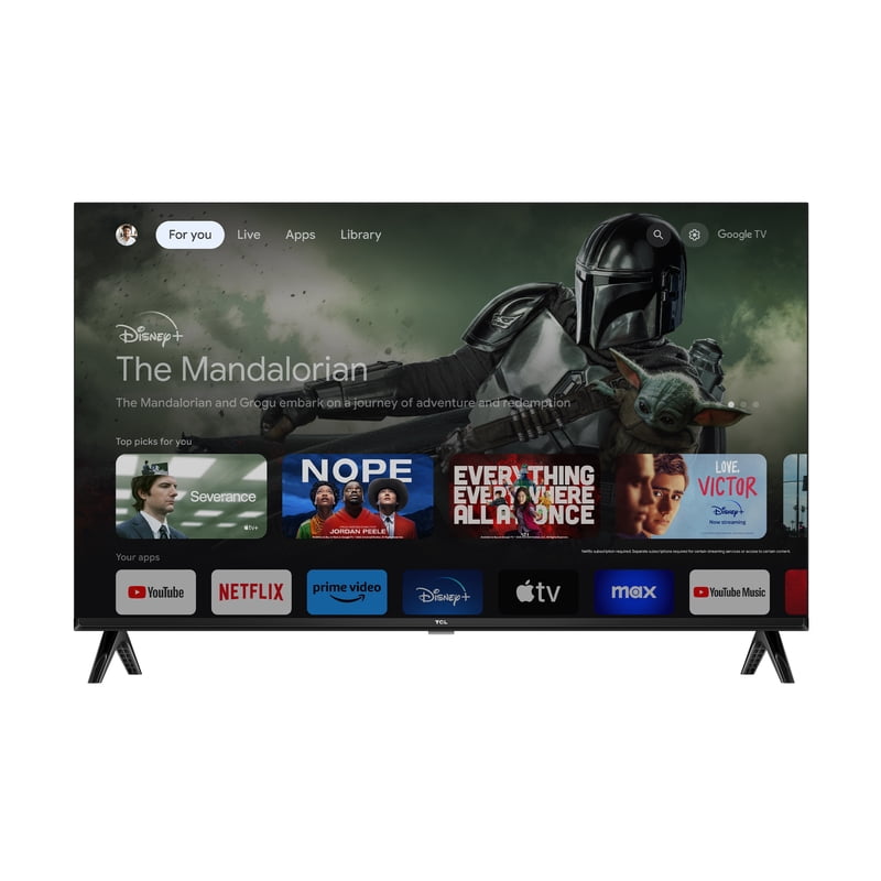 TCL 32" S Class 720P HD LED Smart TV with Google TV - 32S21BG gallery view