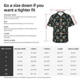 thumbnail image 6 of Lsque Colorful Turtles pattern Hawaiian Shirt for Men, Unisex Summer Beach Casual Short Sleeve Button Down Shirts-3X-Large, 6 of 9