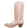 thumbnail image 3 of Corral Boots Womens Fluorescent Embroidered Tooled Inlay Studded Snip Toe C, 3 of 5