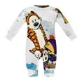 thumbnail image 5 of Calvin And Hobbes Baby Onesie Romper Footless Infant Long Sleeve Jumpsuit for Boys Girls, 5 of 8