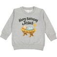 thumbnail image 2 of Inktastic Happy Birthday Jesus Nativity Christmas Toddler Sweatshirt, 2 of 4