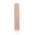 FOMIYES 100Pcs Natural Wood Dowel Rods Fluted Beveled Ends Khaki Round ...