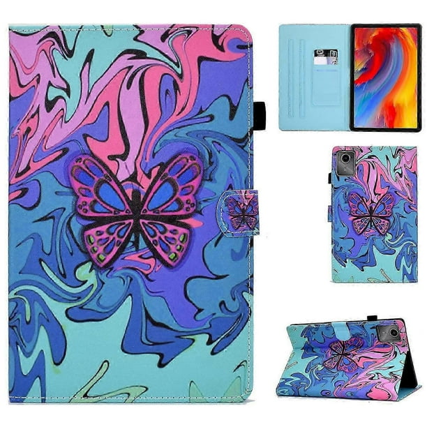 Lenovo Tab M11 Xiaoxin Pad 11 2024 Case - PU Leather Stand Cover with Pattern Printing