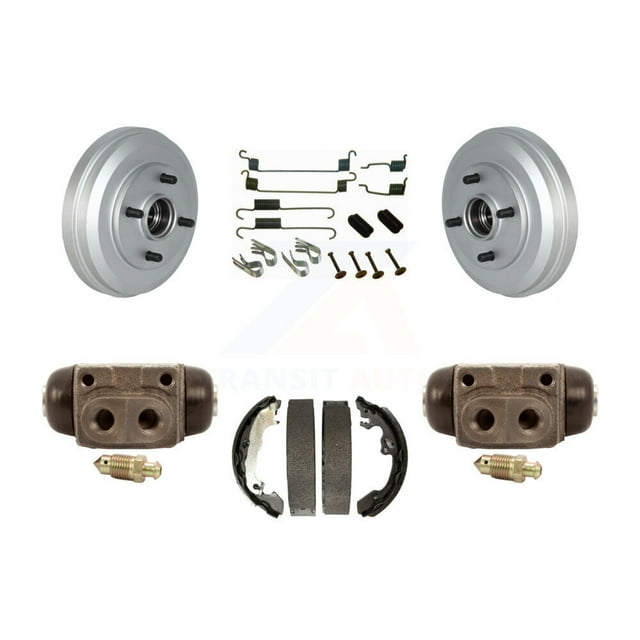Transit Auto Rear Coated Brake Drum Shoes Spring and Cylinders Kit for Car Ford Focus KGN-100182